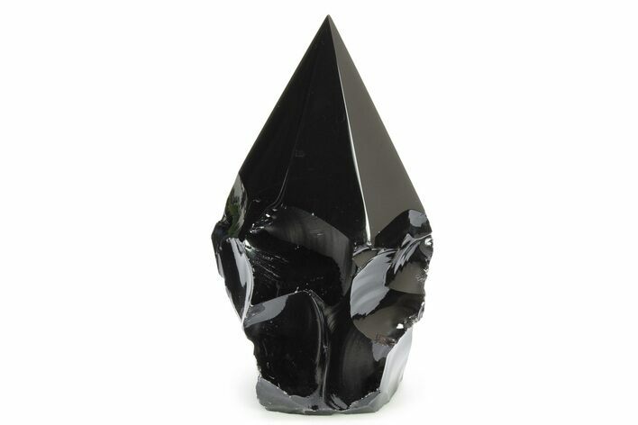 Free-Standing Polished Obsidian Point - Mexico #265398